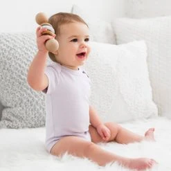 Colored Organics Organic Bodysuit - Short Sleeve 7 Colored Organics Organic Bodysuit - Short Sleeve