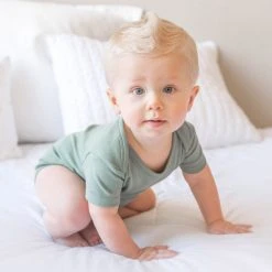 Colored Organics Baby (0-24m) Classic Short Sleeve Bodysuit 38 Colored Organics Baby (0-24m) Classic Short Sleeve Bodysuit