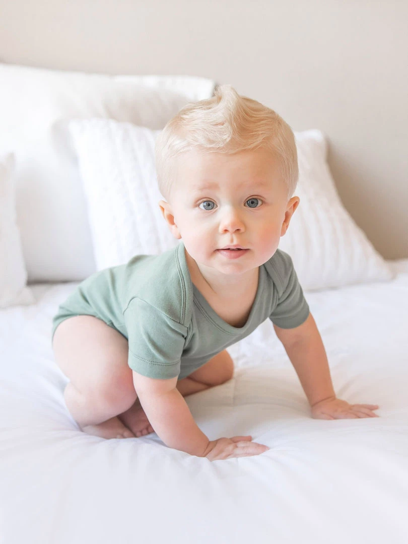 Colored Organics Baby (0-24m) Classic Short Sleeve Bodysuit 9 Colored Organics Baby (0-24m) Classic Short Sleeve Bodysuit