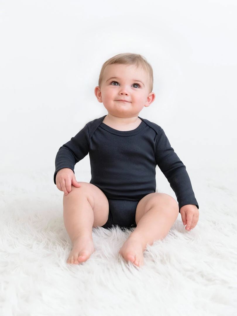 Colored Organics Classic Long Sleeve Bodysuit Baby (0-24m) 24 Colored Organics Classic Long Sleeve Bodysuit Baby (0-24m)