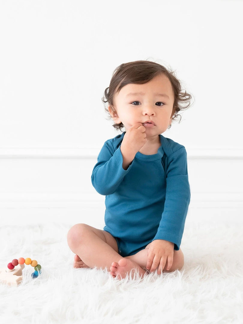 Colored Organics Long Sleeve Bodysuit Collections 6 Colored Organics Long Sleeve Bodysuit Collections