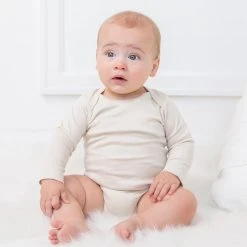 Colored Organics Classic Long Sleeve Bodysuit Baby (0-24m) 46 Colored Organics Classic Long Sleeve Bodysuit Baby (0-24m)