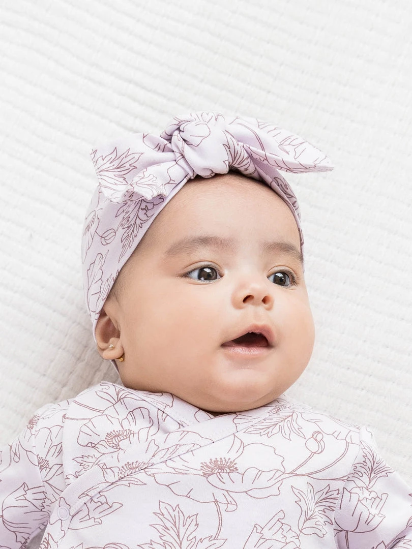 Colored Organics Bow Wrap Baby (0-24m) 3 Colored Organics Bow Wrap Baby (0-24m)