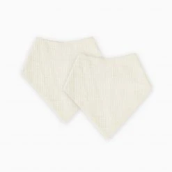 Colored Organics 2-Pack Muslin Bibs