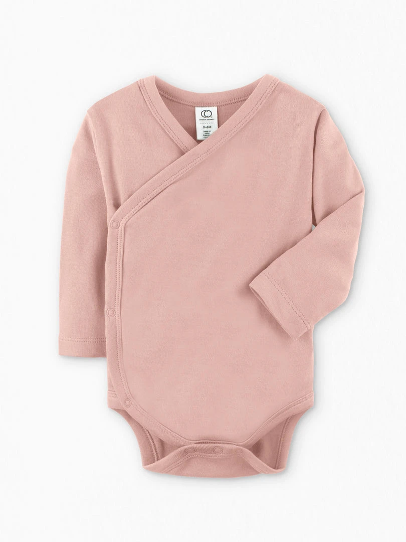 Colored Organics Classic Kimono Bodysuit - Long Sleeve Baby (0-24m) 20 Colored Organics Classic Kimono Bodysuit - Long Sleeve Baby (0-24m)