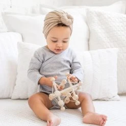 Colored Organics Classic Kimono Bodysuit - Long Sleeve Baby (0-24m)