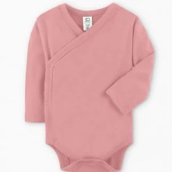 Colored Organics Classic Kimono Bodysuit - Long Sleeve Baby (0-24m) 28 Colored Organics Classic Kimono Bodysuit - Long Sleeve Baby (0-24m)