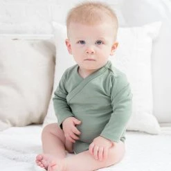 Colored Organics Classic Kimono Bodysuit - Long Sleeve Baby (0-24m) 34 Colored Organics Classic Kimono Bodysuit - Long Sleeve Baby (0-24m)