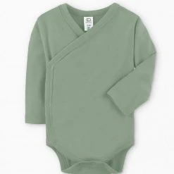 Colored Organics Classic Kimono Bodysuit - Long Sleeve Baby (0-24m) 32 Colored Organics Classic Kimono Bodysuit - Long Sleeve Baby (0-24m)