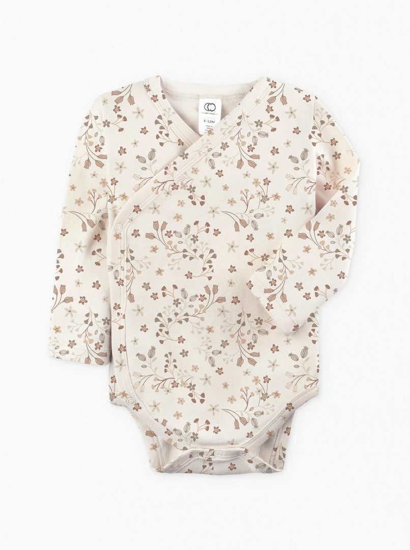 Colored Organics Kai Kimono Bodysuit Baby (0-24m) 5 Colored Organics Kai Kimono Bodysuit Baby (0-24m)