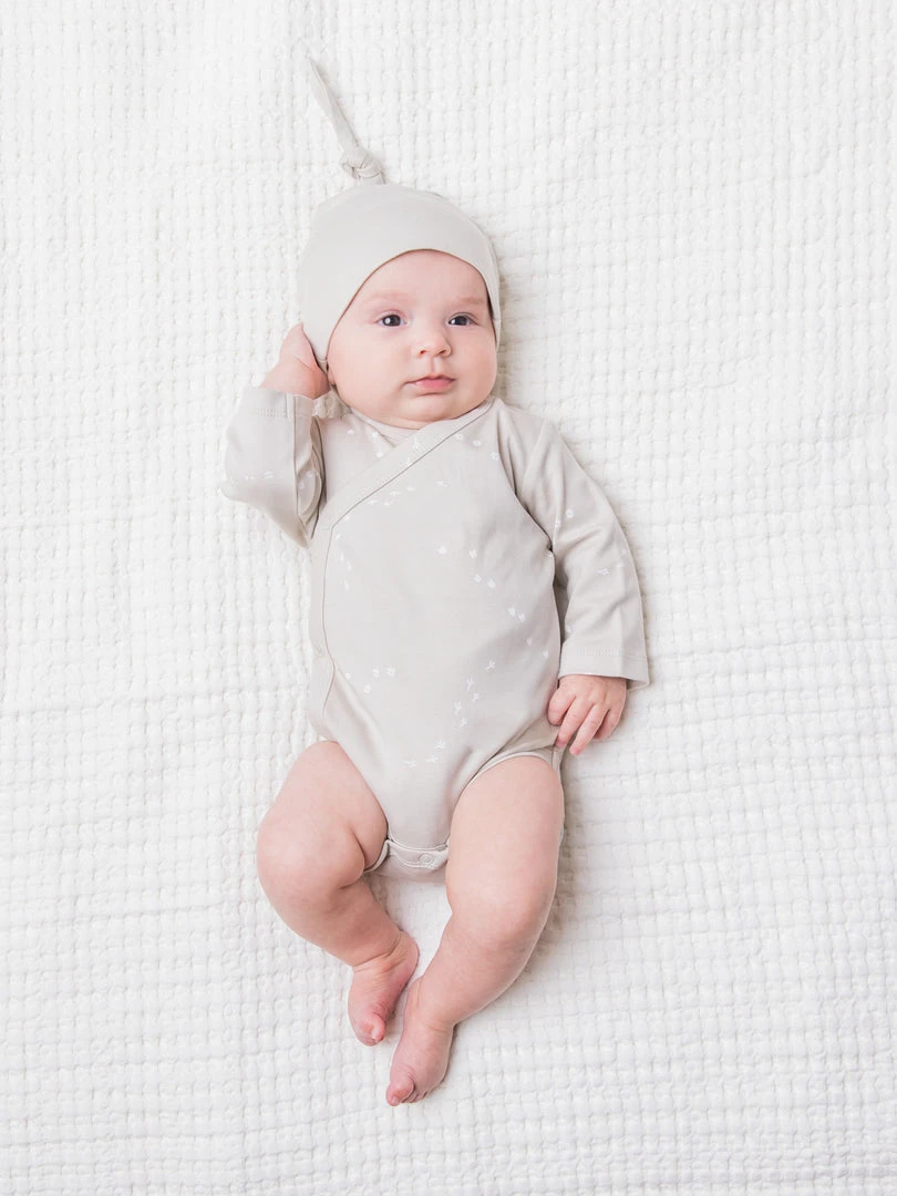 Colored Organics Kai Kimono Bodysuit Baby (0-24m) 3 Colored Organics Kai Kimono Bodysuit Baby (0-24m)