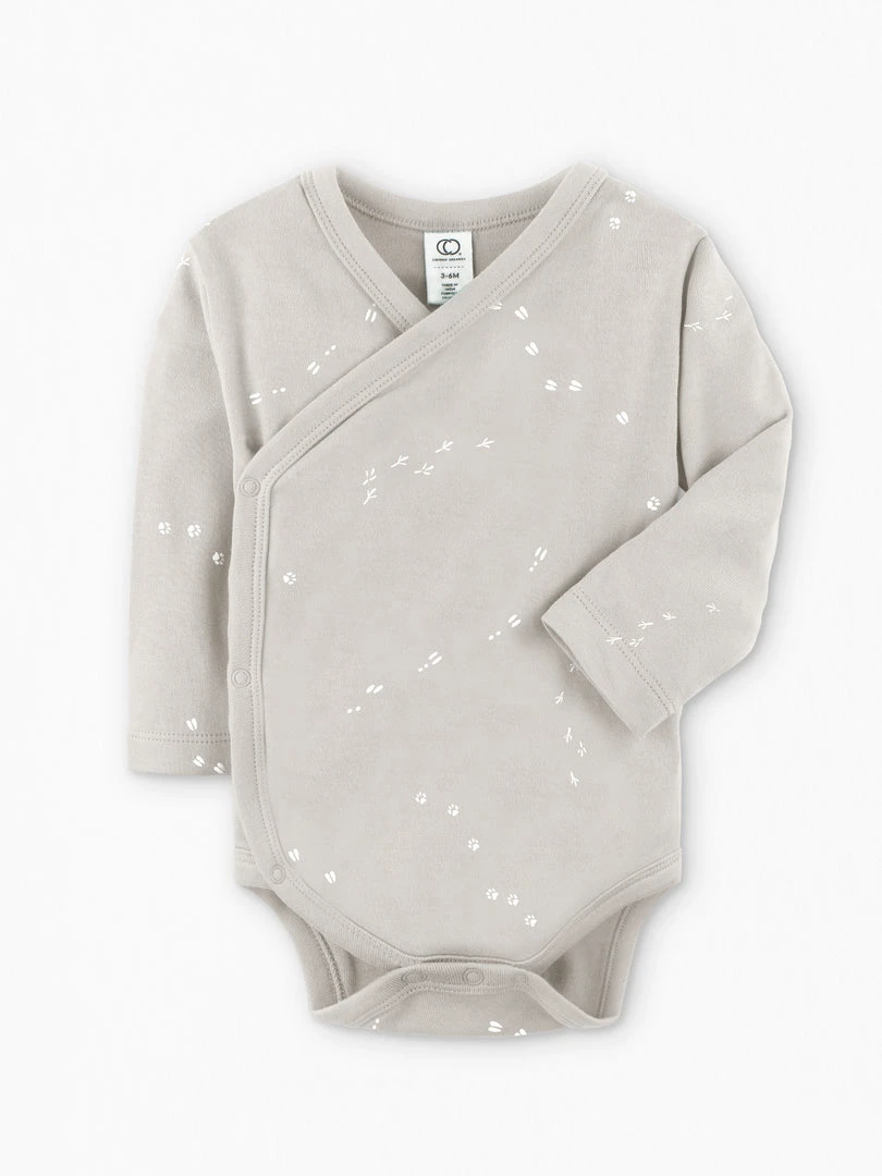 Colored Organics Kai Kimono Bodysuit Baby (0-24m) 4 Colored Organics Kai Kimono Bodysuit Baby (0-24m)