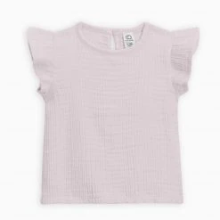 Colored Organics Baby (0-24m) Greta Flutter Sleeve Muslin Top 11 Colored Organics Baby (0-24m) Greta Flutter Sleeve Muslin Top
