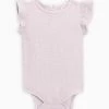 Colored Organics Elin Flutter Sleeve Muslin Bodysuit Baby (0-24m) 2 Colored Organics Elin Flutter Sleeve Muslin Bodysuit Baby (0-24m)