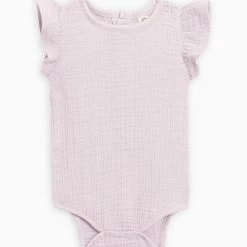 Colored Organics Elin Flutter Sleeve Muslin Bodysuit Baby (0-24m)