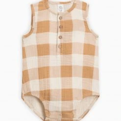 Colored Organics Bowie Muslin Bubble Romper 9 Colored Organics Bowie Muslin Bubble Romper