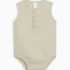 Colored Organics Bowie Muslin Bubble Romper