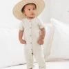 Colored Organics Nils Muslin Button Suit Baby (0-24m) 2 Colored Organics Nils Muslin Button Suit Baby (0-24m)
