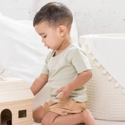 Colored Organics Baby (0-24m) Knox V-Neck Tee 8 Colored Organics Baby (0-24m) Knox V-Neck Tee