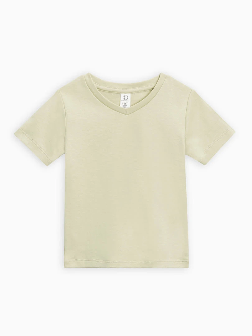 Colored Organics Baby (0-24m) Knox V-Neck Tee 6 Colored Organics Baby (0-24m) Knox V-Neck Tee