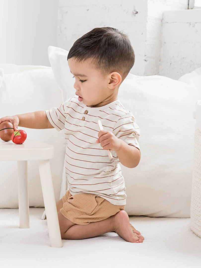 Colored Organics Reef Henley Baby (0-24m) 4 Colored Organics Reef Henley Baby (0-24m)