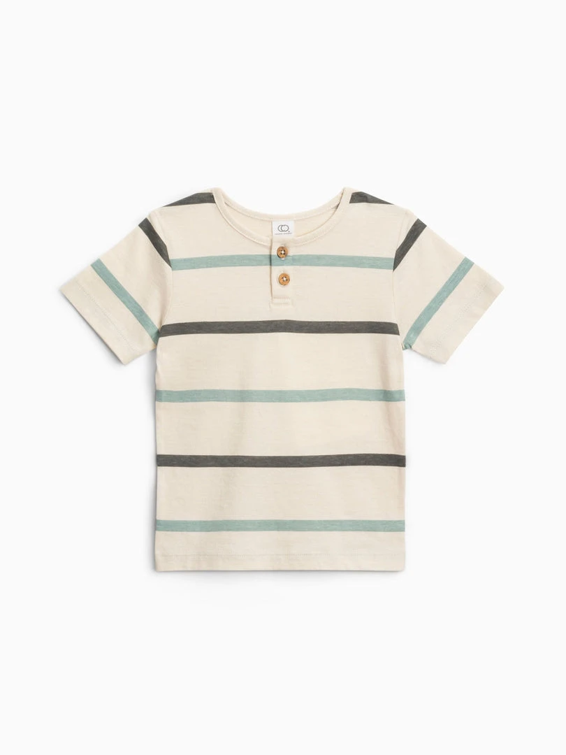 Colored Organics Reef Henley Baby (0-24m) 5 Colored Organics Reef Henley Baby (0-24m)