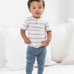 Colored Organics Reef Henley Baby (0-24m) 12 Colored Organics Reef Henley Baby (0-24m)