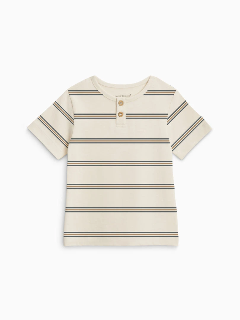 Colored Organics Reef Henley Baby (0-24m) 7 Colored Organics Reef Henley Baby (0-24m)