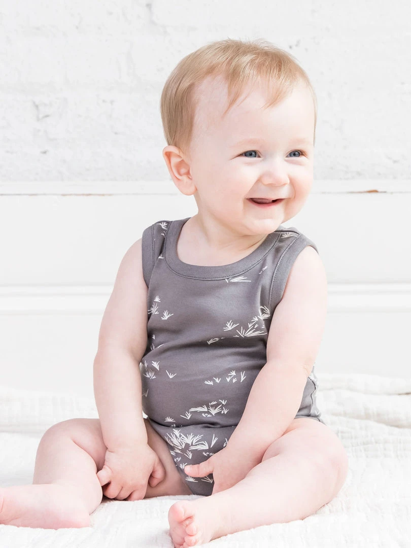 Colored Organics Boulder Tank Bodysuit Baby (0-24m) 10 Colored Organics Boulder Tank Bodysuit Baby (0-24m)