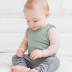 Colored Organics Baby (0-24m) Classic Boulder Tank Bodysuit 30 Colored Organics Baby (0-24m) Classic Boulder Tank Bodysuit