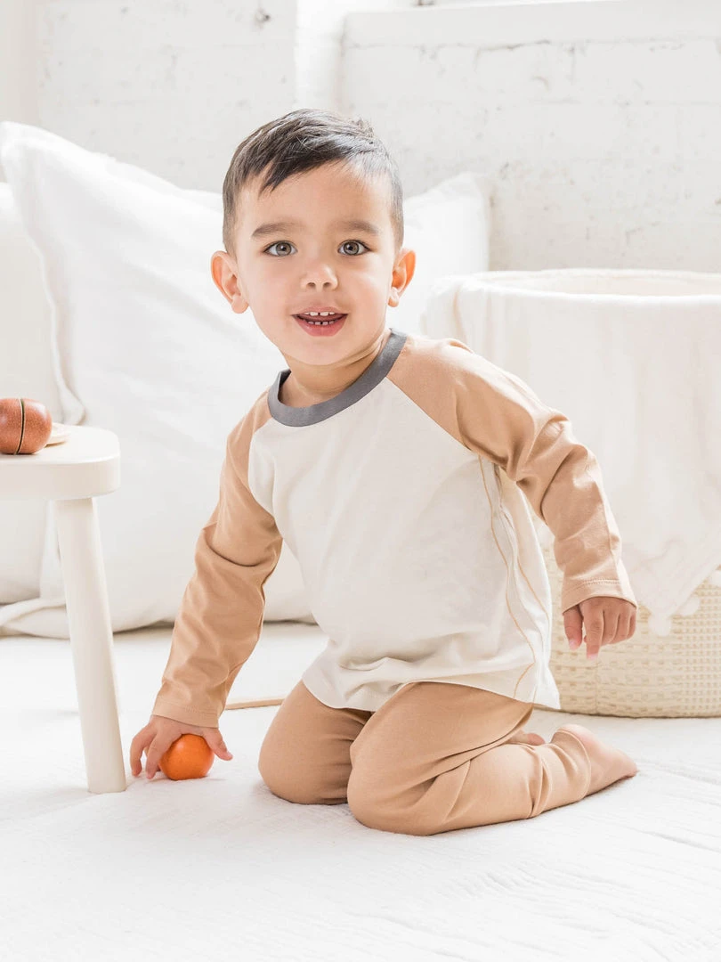 Colored Organics Louie Baseball Tee Baby (0-24m) 3 Colored Organics Louie Baseball Tee Baby (0-24m)