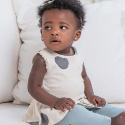 Colored Organics Peplum Tank