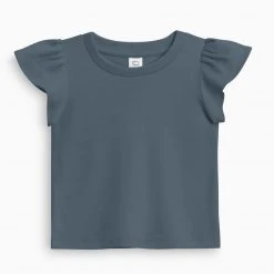 Colored Organics Pearl Petal Sleeve Top Baby (0-24m)