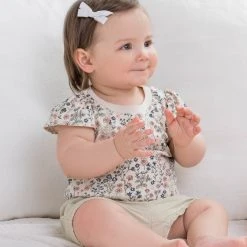 Colored Organics Pearl Petal Sleeve Top Baby (0-24m) 8 Colored Organics Pearl Petal Sleeve Top Baby (0-24m)