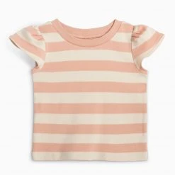 Colored Organics Baby (0-24m) Pearl Petal Sleeve Top