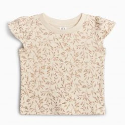 Colored Organics Baby (0-24m) Pearl Petal Sleeve Top 10 Colored Organics Baby (0-24m) Pearl Petal Sleeve Top