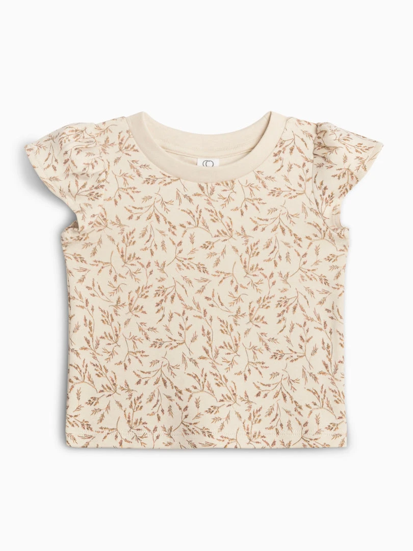 Colored Organics Baby (0-24m) Pearl Petal Sleeve Top 6 Colored Organics Baby (0-24m) Pearl Petal Sleeve Top