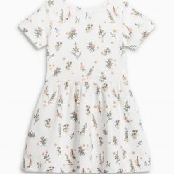 Colored Organics Stell Short Sleeve Swing Dress Baby (0-24m)