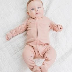 Colored Organics Baby (0-24m) Peyton Zipper Sleeper