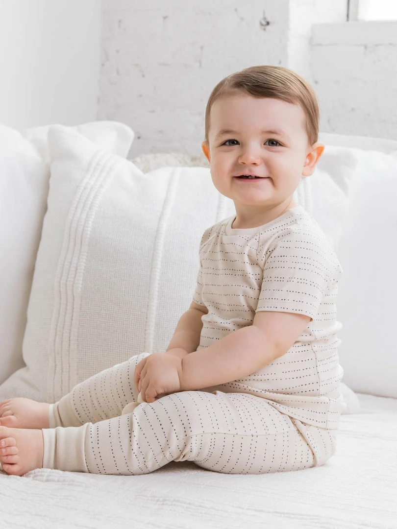 Colored Organics Organic Short Sleeve Jammies Baby (0-24m) 3 Colored Organics Organic Short Sleeve Jammies Baby (0-24m)