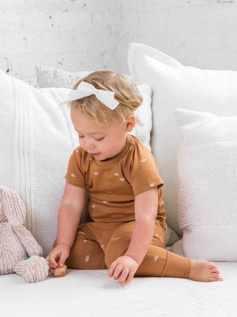 Colored Organics Organic Short Sleeve Jammies Baby (0-24m) 8 Colored Organics Organic Short Sleeve Jammies Baby (0-24m)