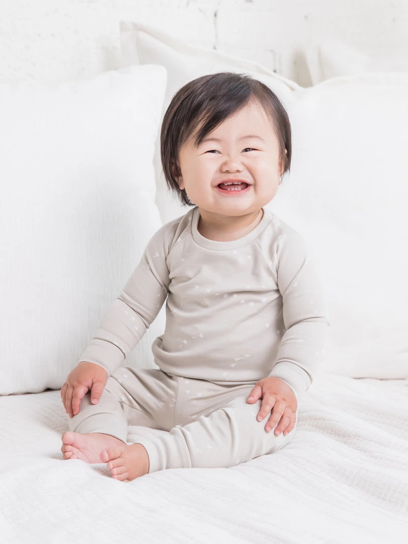 Colored Organics Sleepwear Kids Long Sleeve Jammies 3 Colored Organics Sleepwear Kids Long Sleeve Jammies