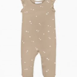 Colored Organics Flutter Sleeve Romper