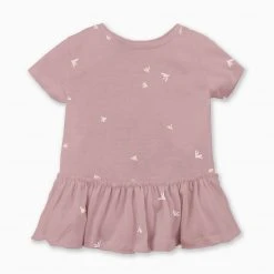 Colored Organics Short Sleeve Peplum Top 9 Colored Organics Short Sleeve Peplum Top