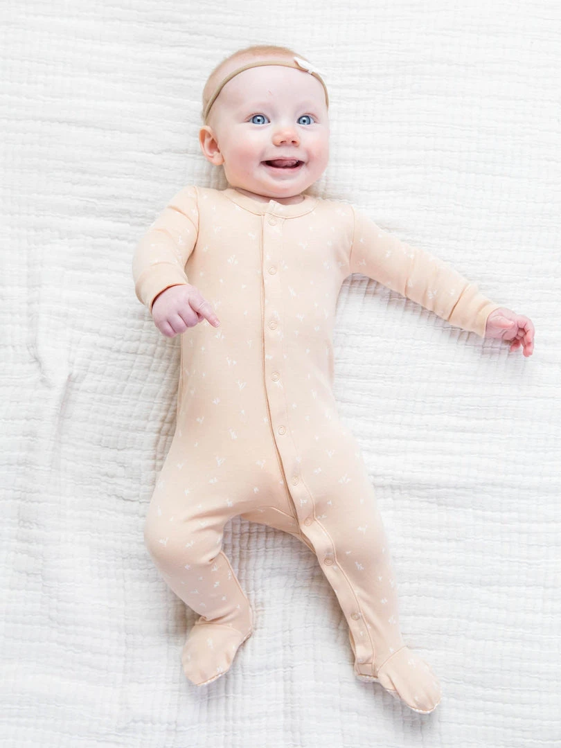 Colored Organics Baby (0-24m) Footed Sleeper 14 Colored Organics Baby (0-24m) Footed Sleeper