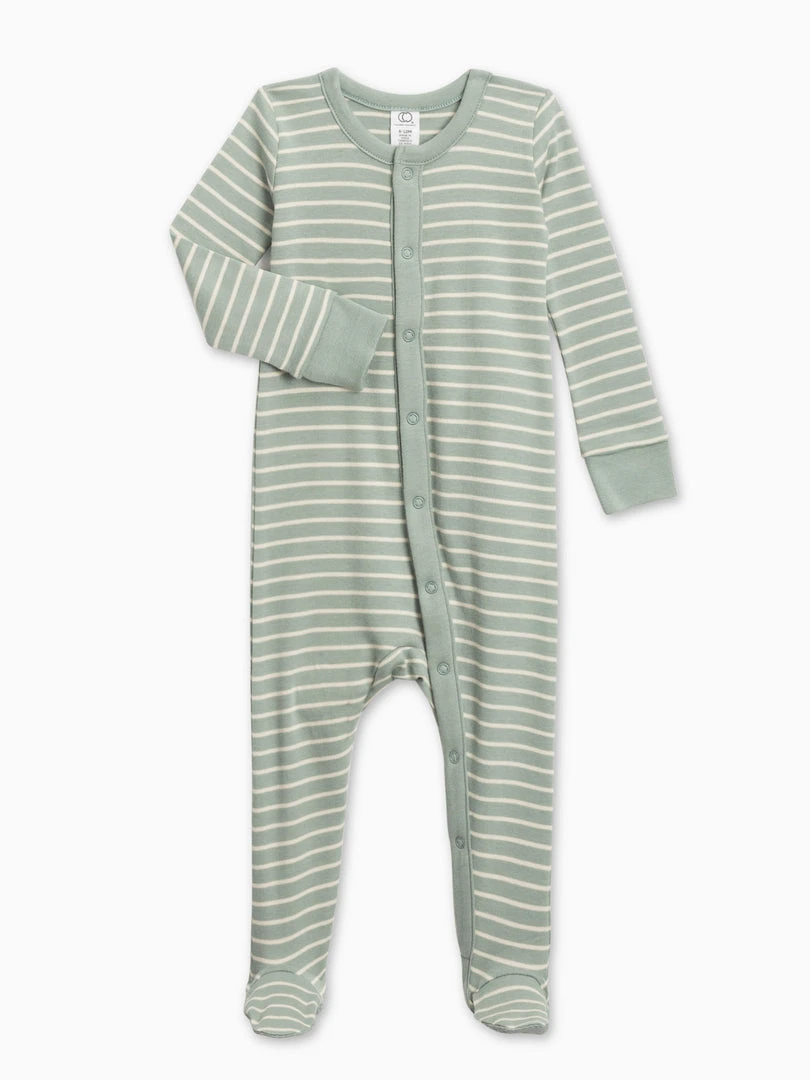 Colored Organics Skylar Footed Sleeper Baby (0-24m) 7 Colored Organics Skylar Footed Sleeper Baby (0-24m)