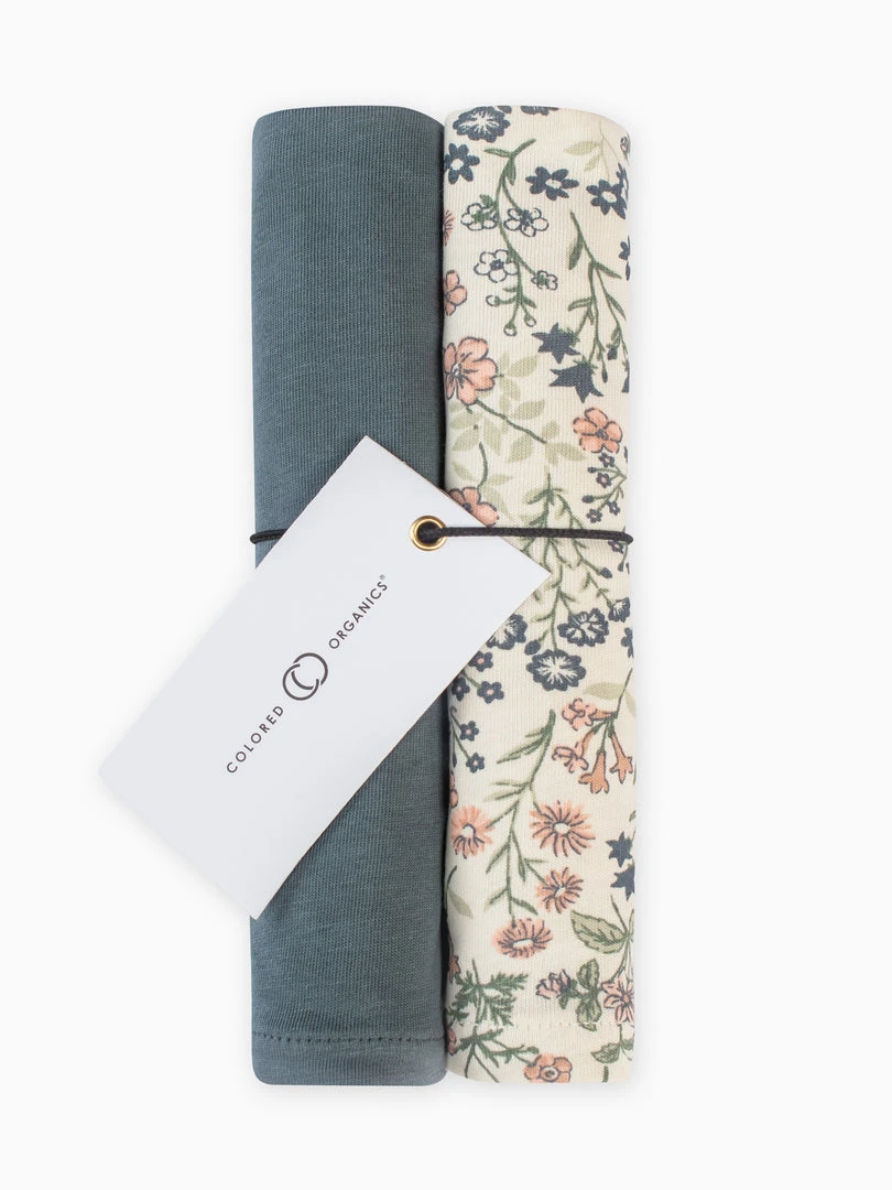 Colored Organics Baby (0-24m) Burp Cloths - 2 Pack 3 Colored Organics Baby (0-24m) Burp Cloths - 2 Pack