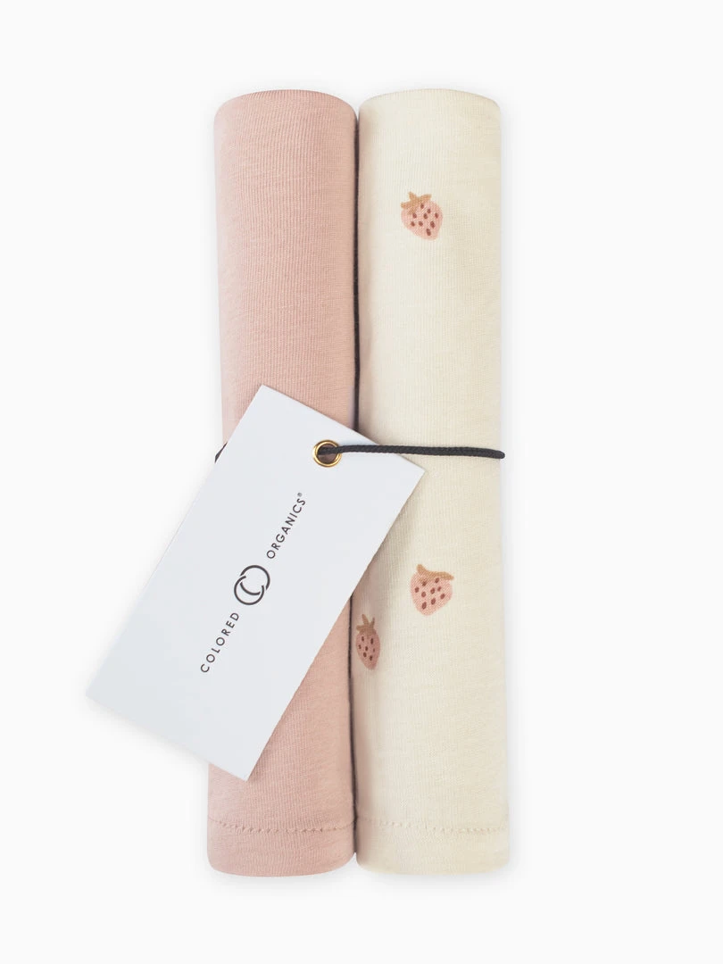 Colored Organics Baby (0-24m) Burp Cloths - 2 Pack 4 Colored Organics Baby (0-24m) Burp Cloths - 2 Pack