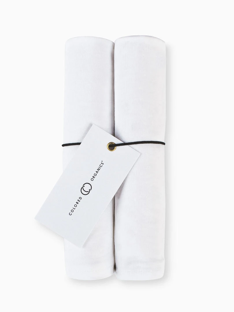 Colored Organics Burp Cloths - 2 Pack 4 Colored Organics Burp Cloths - 2 Pack