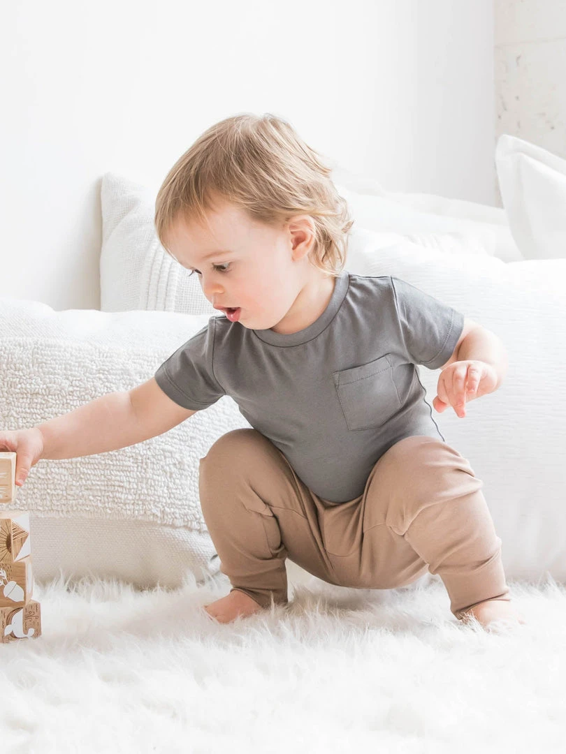 Colored Organics Everest Short Sleeve Tee Baby (0-24m) 3 Colored Organics Everest Short Sleeve Tee Baby (0-24m)